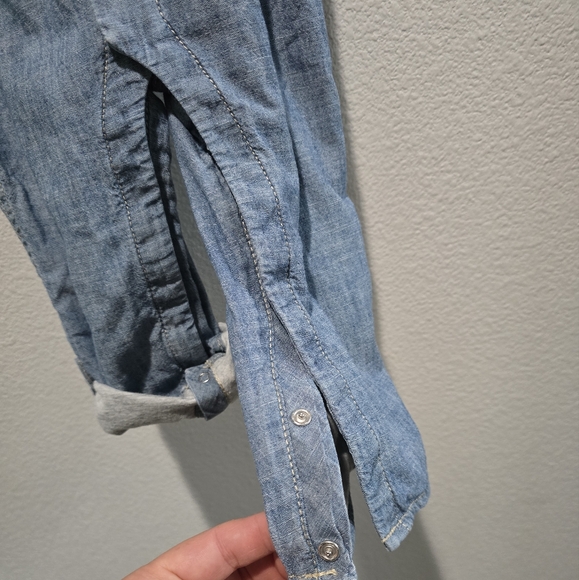 Baby Gap 1969 denium jumper cuffable sleeves and pant legs size 18 to 24 months - Picture 5 of 8